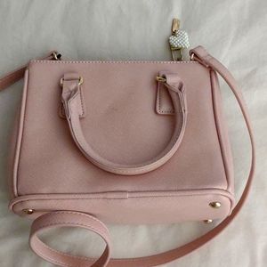 Pink handbag